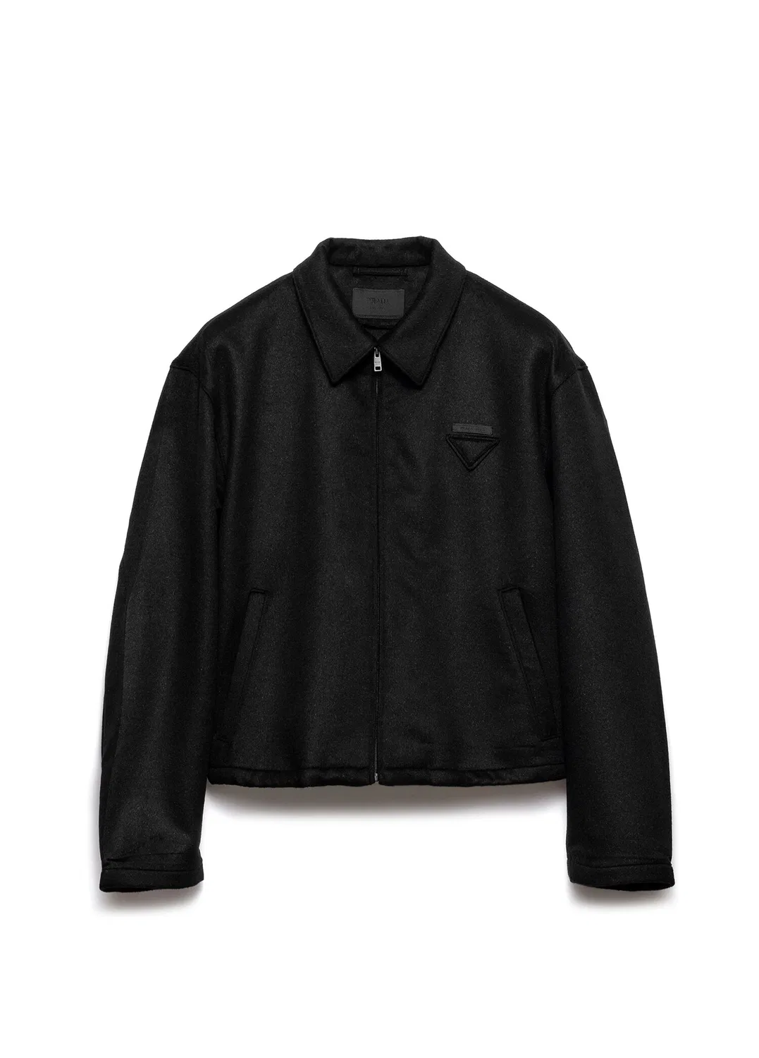 Пальто мужское шерстяное с кашемиром Prada, black