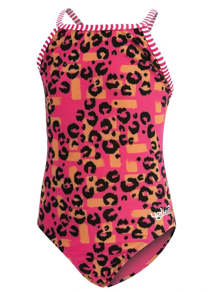 Детский купальник с принтом RAWR Dolfin, Rosa Orange