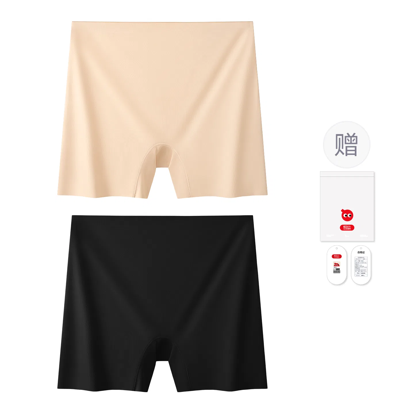 Детские шорты для девочек хлопковые Red bean, Цвет Skin Black