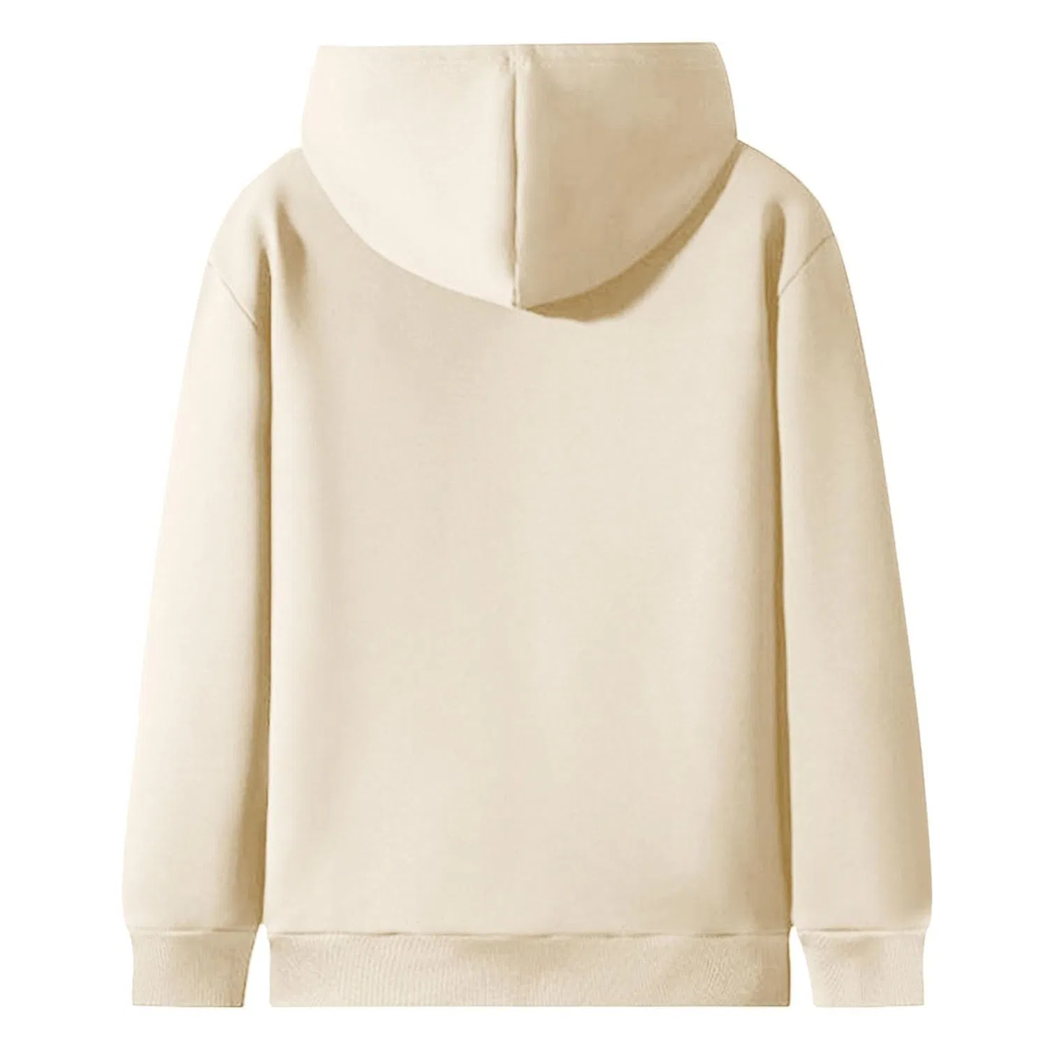Женское зимнее пальто с капюшоном на молнии, B- Beige — фото 3
