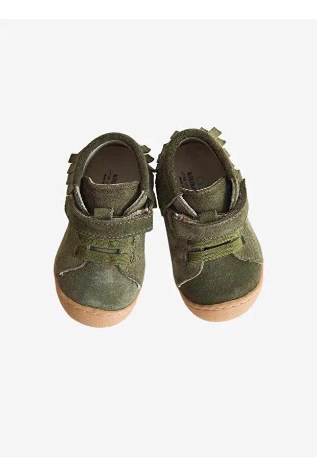 Детские туфли для мальчиков повседневные Tivo First Step Shoe Kitikate, Green — фото 3