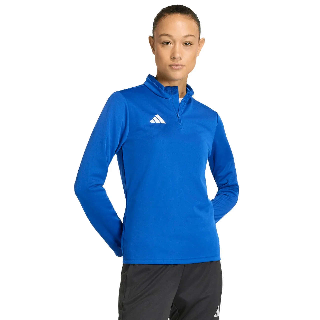 Женский тренировочный топ с длинным рукавом adidas Entrada 26, Blue Jeans