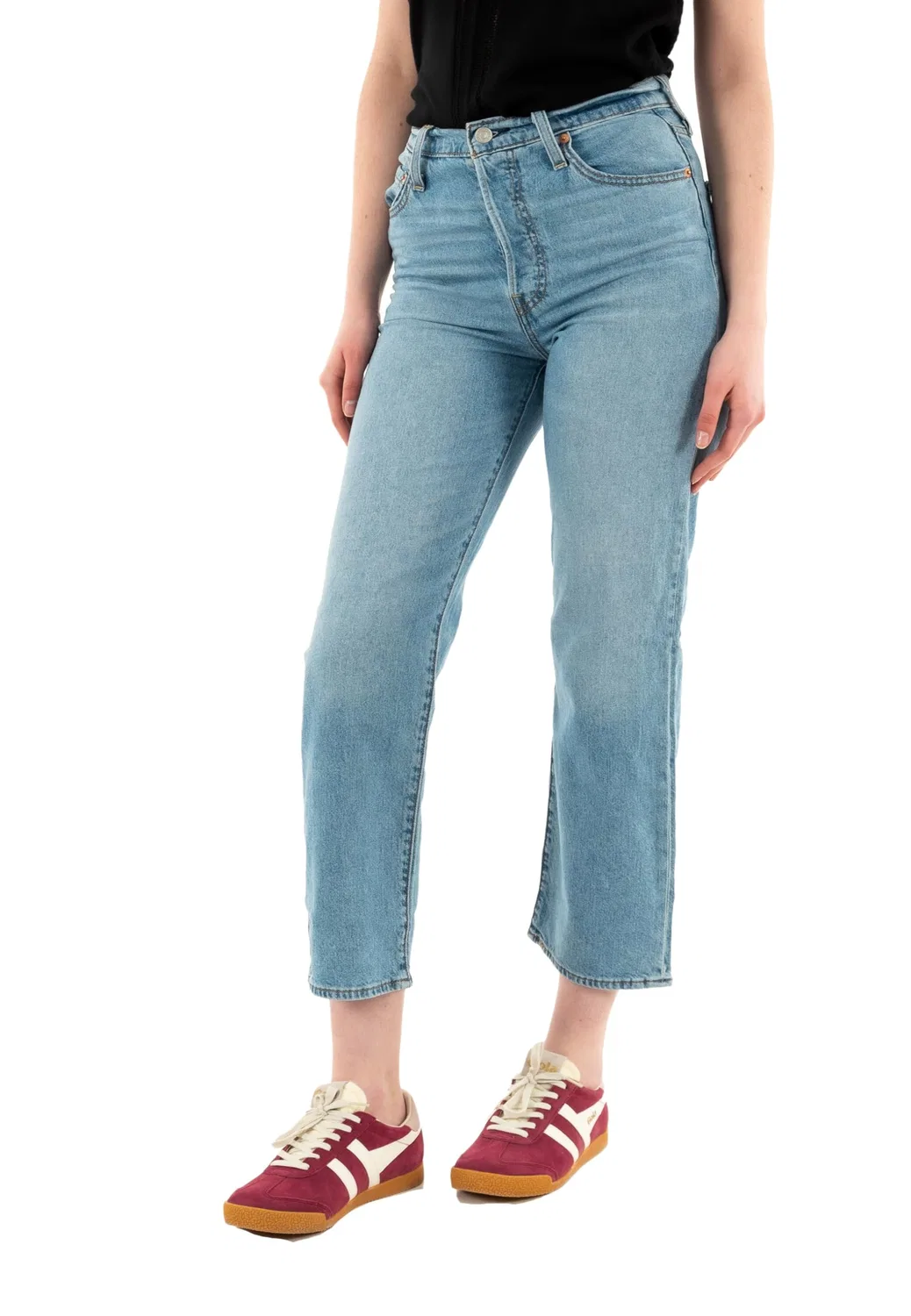 Женские джинсы прямого кроя Ribcage Straight Ankle Levi's, Cool Winner