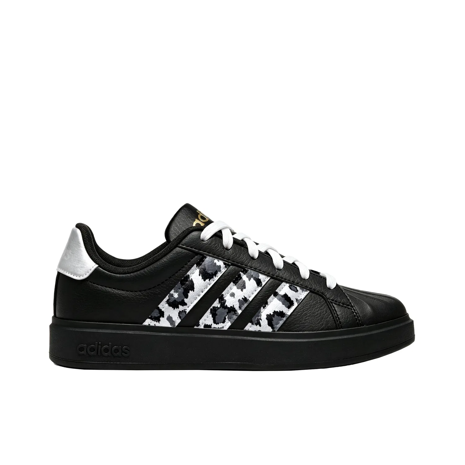 Детские скейтбординг-кроссовки Street Talk Adidas, Black Silver — фото 4