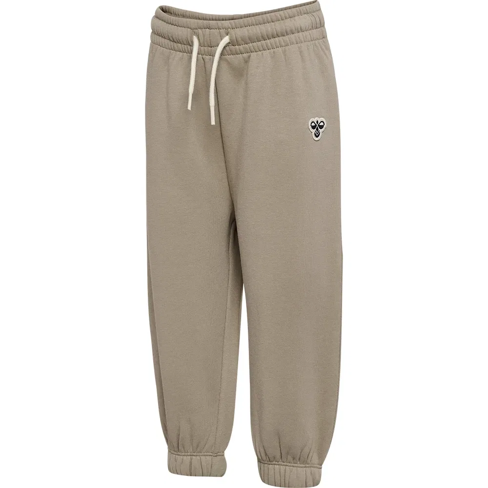 Детские спортивные штаны свободного кроя с принтом Mini Loose Bee Hummel, Beige