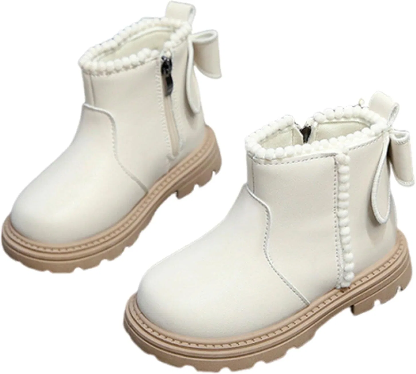 Детские сапоги для девочек с боковой молнией Western Cowgirl TXGMNA, White — фото 3