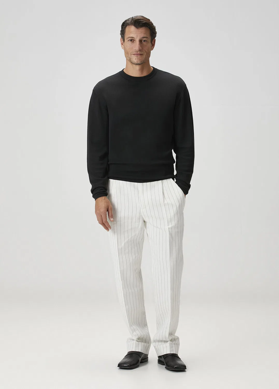 Свитер с логотипом Jacquemus, черный — фото 2