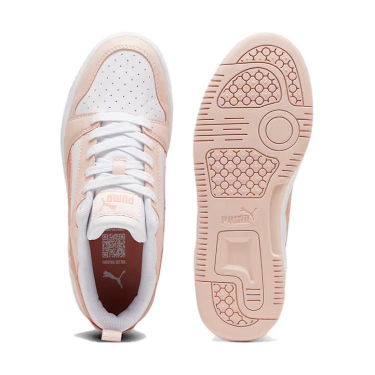 Rebound V6 Детские кроссовки для скейтбординга GS Puma, белый — фото 4