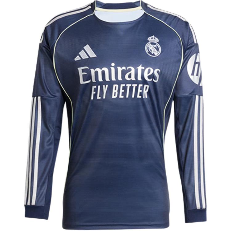 

Футболка Real Madrid 25/26 с длинными рукавами Adidas, синий