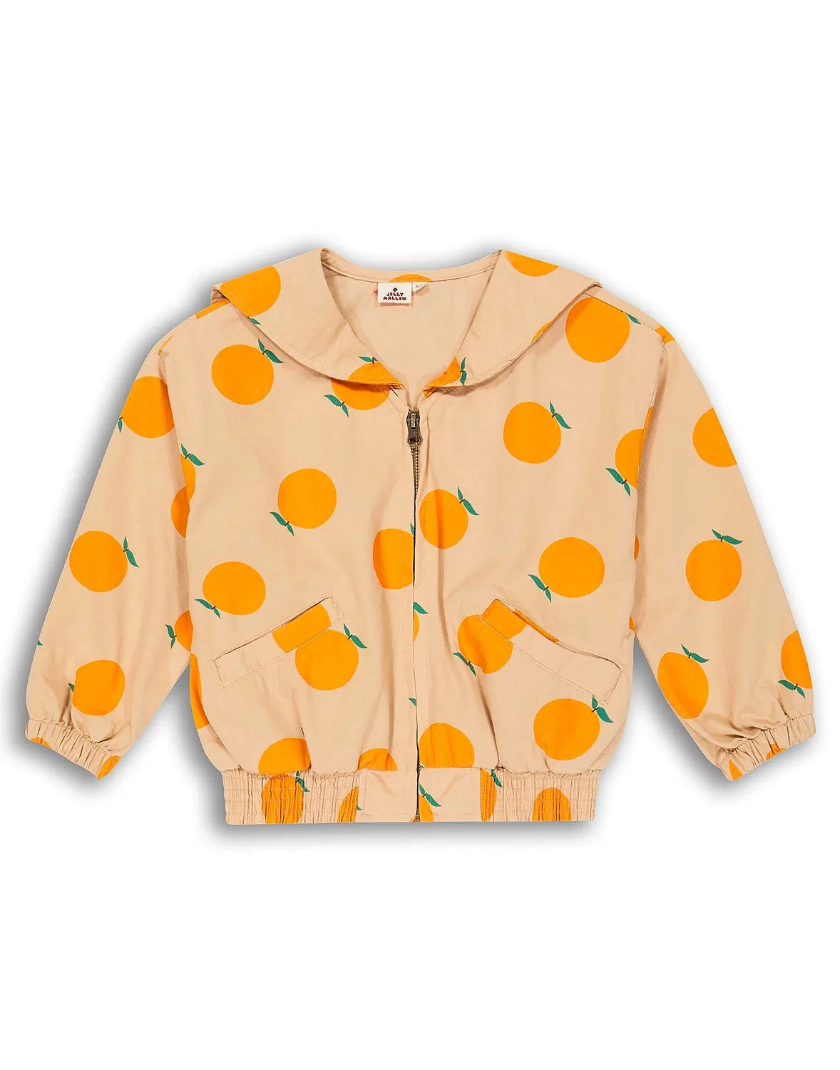 Куртка из твила с V-образным вырезом Jelly Mallow, бежевый