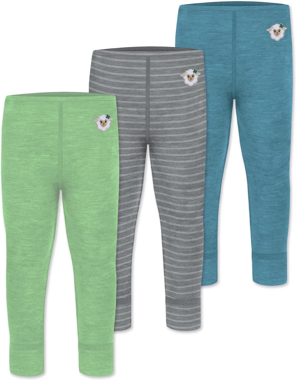 Комплект из 3 трусов-шорт для малышей из мериносовой шерсти Tutira Normani Outdoor Sports, синий