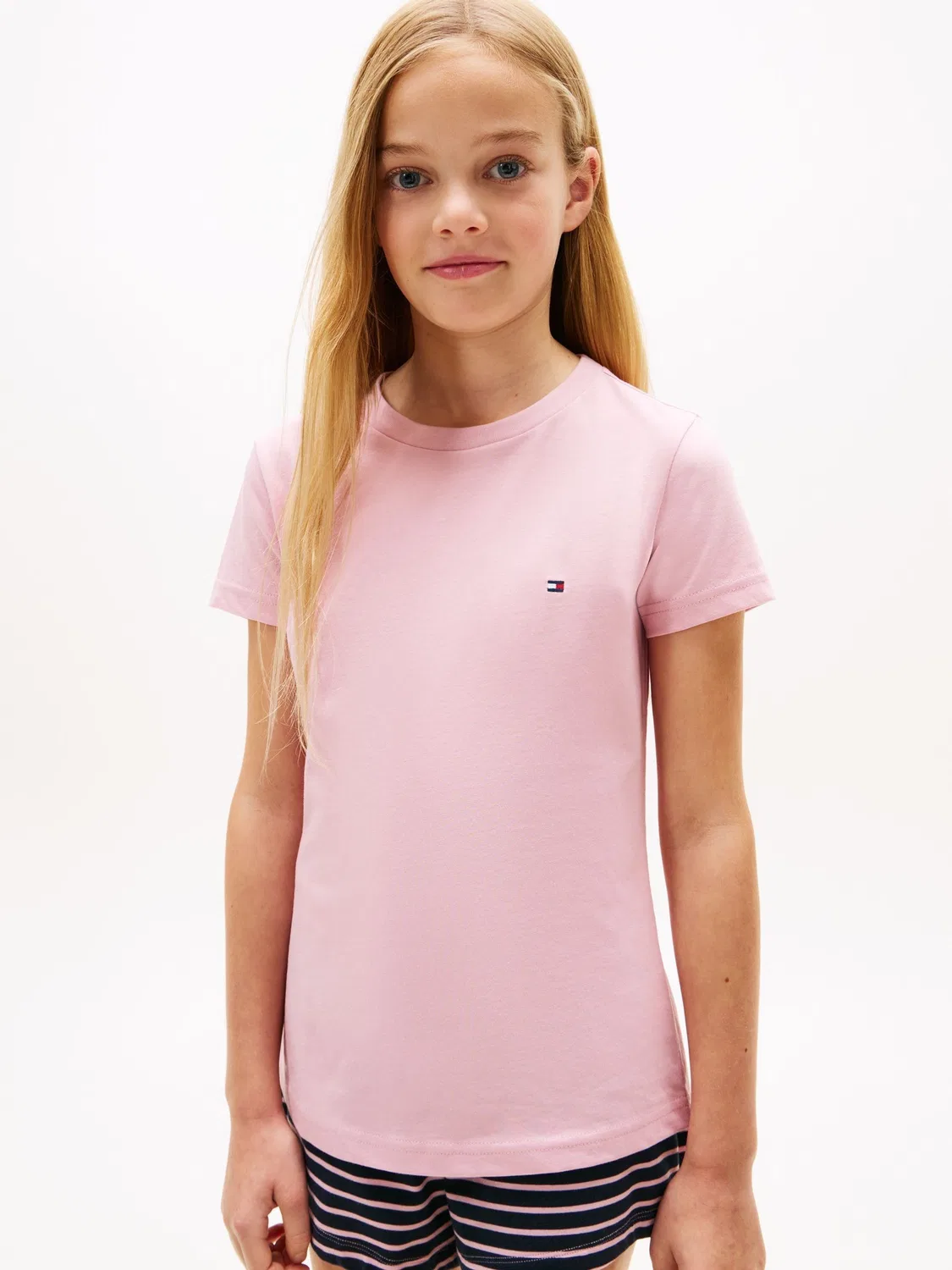 Футболка из хлопка 2 шт. Tommy Hilfiger, розовый — фото 3