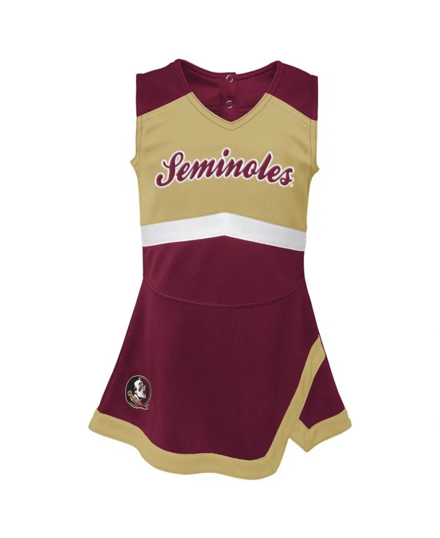 Комплект платье и шорты с вышивкой Cheer Captain Florida State Seminoles Outerstuff, Garnet — фото 2