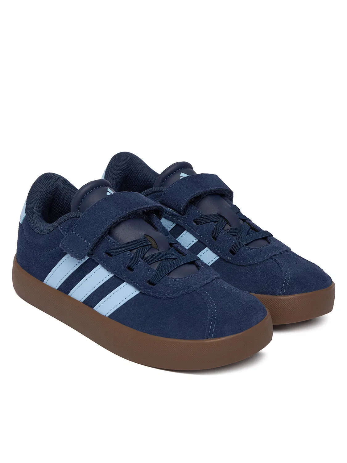 Кроссовки для мальчика Vl Court Adidas, темно-синий — фото 2