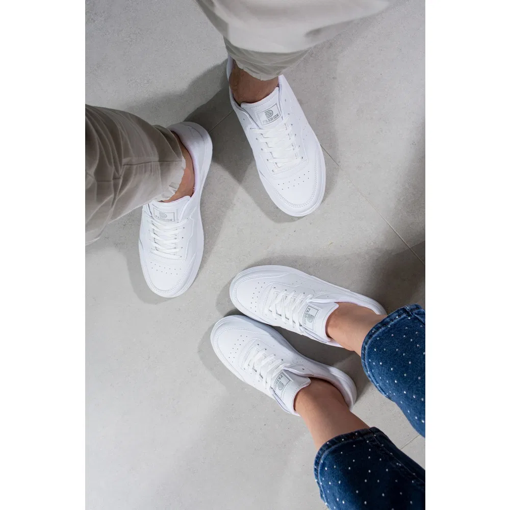 Детские спортивные кроссовки на шнуровке с плоской подошвой 158NAV Navi Shoes — фото 4