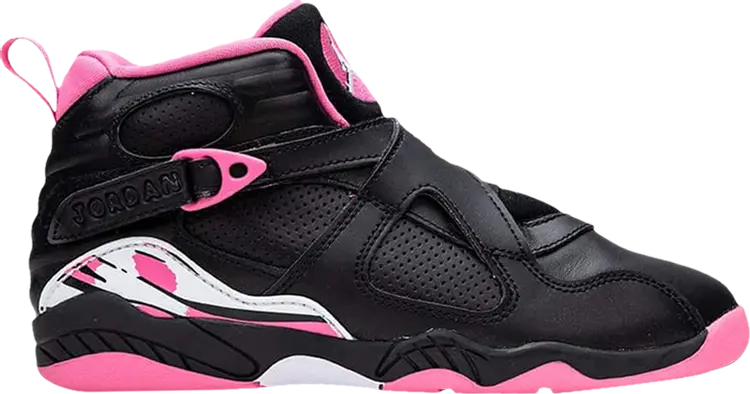 

Кроссовки Air Jordan 8 Retro PS Pinksicle, черный, Черный;серый, Кроссовки Air Jordan 8 Retro PS Pinksicle, черный