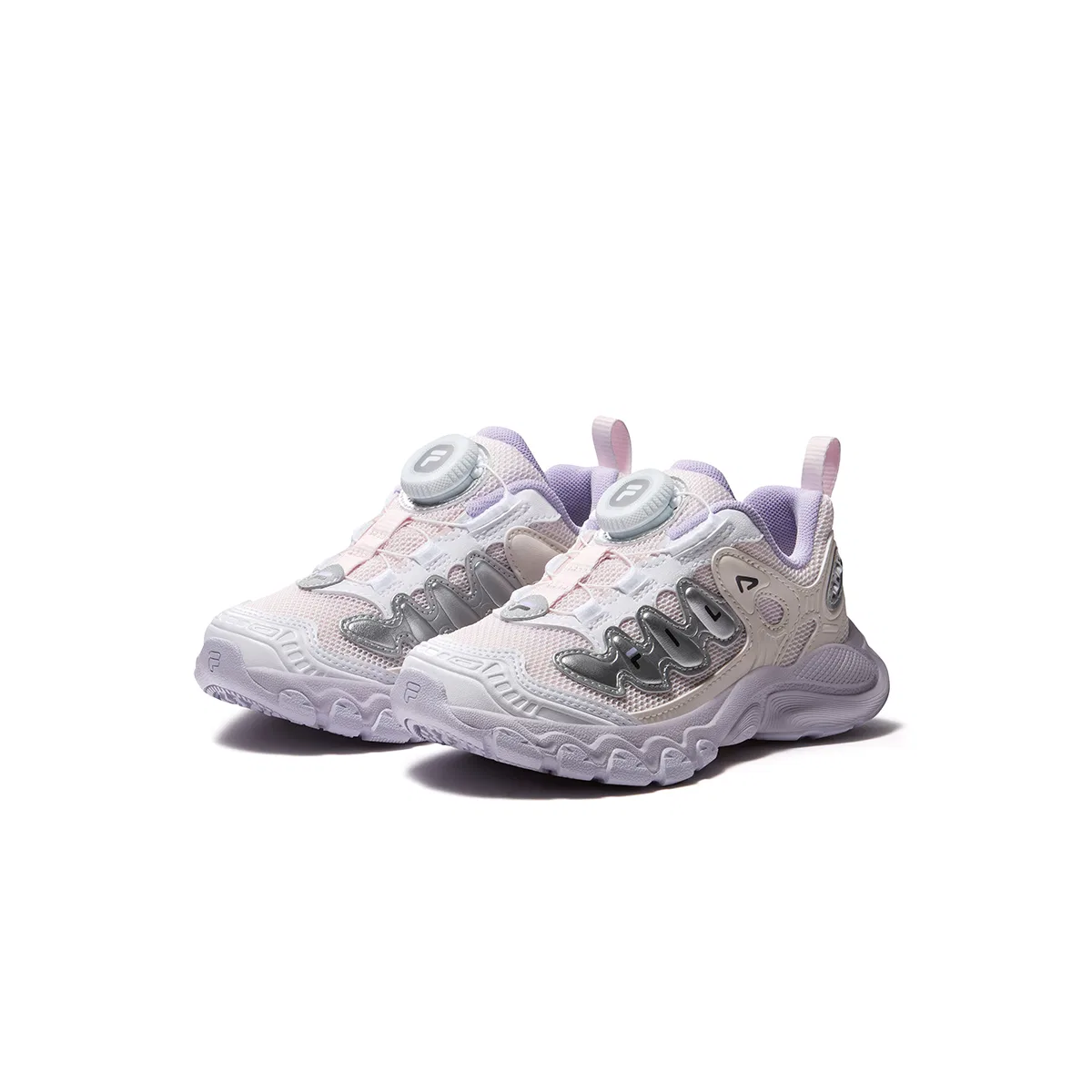 Детские кроссовки для бега Heritage FHT, FILA KIDS, Flying Thistle Purple/Calcite Powder — фото 4