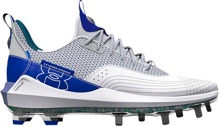

Бутсы Under Armour Harper 7 Low ST White Royal, белый