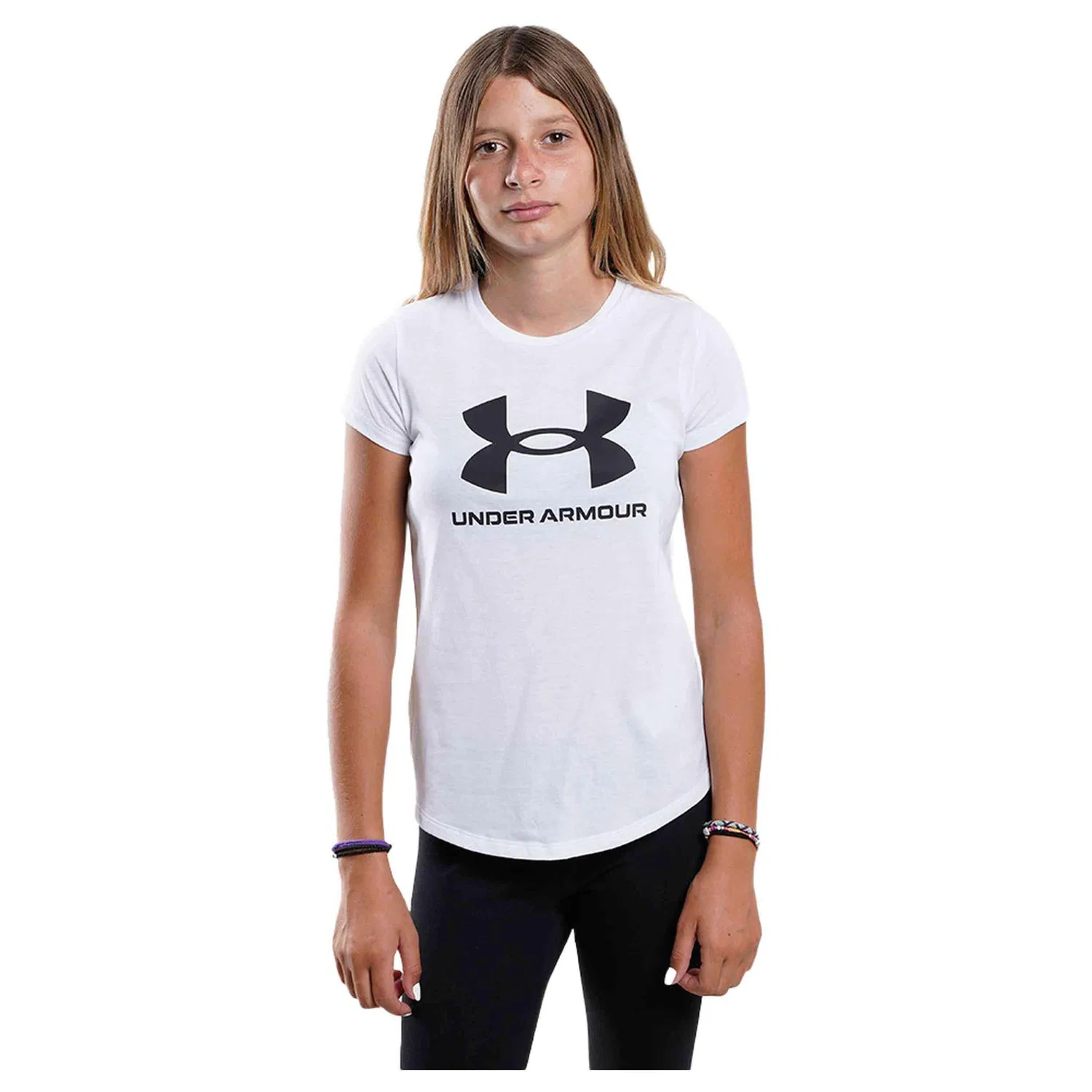 Детская футболка с коротким рукавом Under Armour 1361182-100, Цвет: Weiss