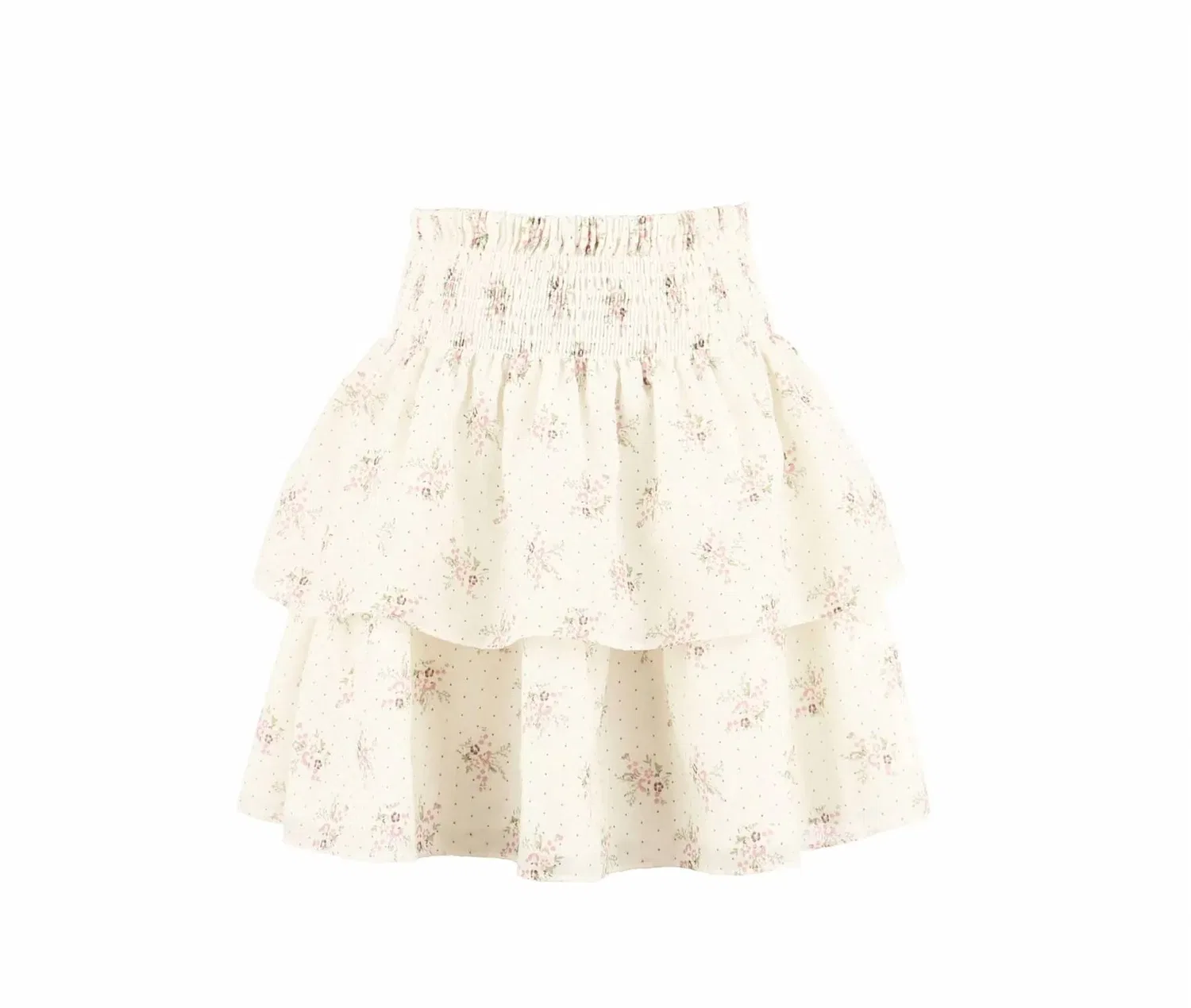Детская юбка с цветочным принтом Audrey Floral Gabby, Ivory With Flowers