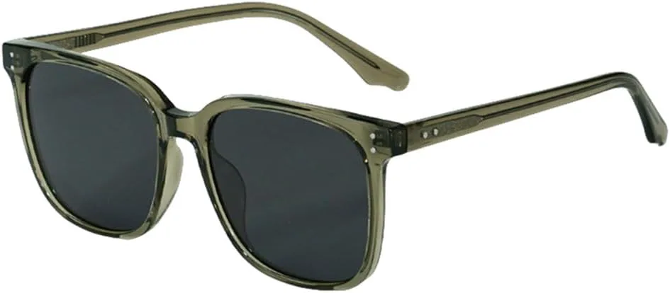 

Солнцезащитные очки MUTYNE в большой оправе, мужские, квадратная форма, ацетат, защита от УФ-излучения UV400, женские, коричневые и черные, Green With Black