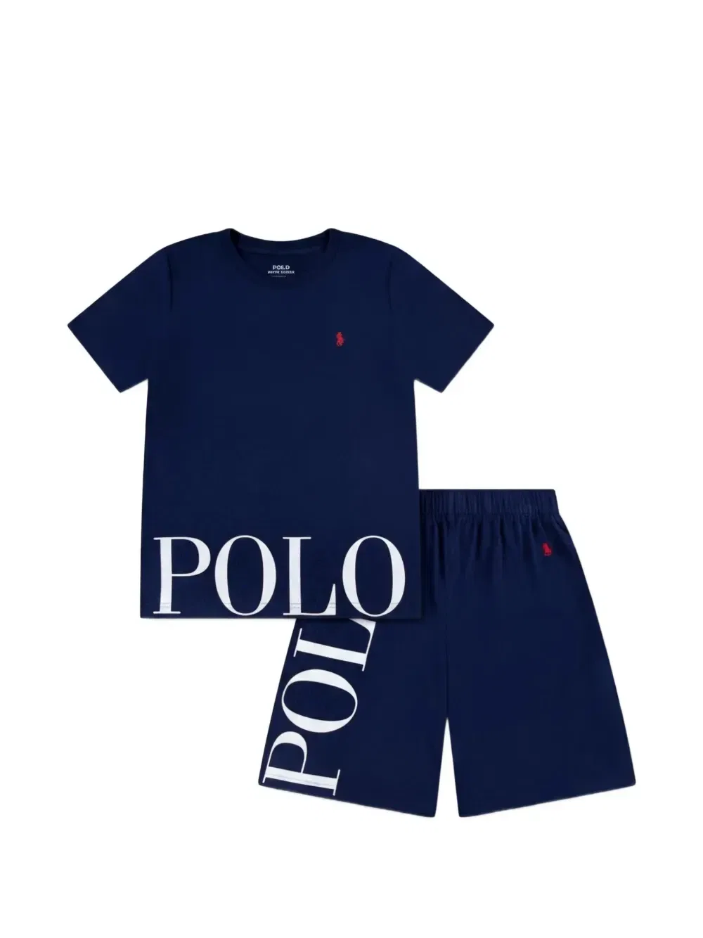 Пижама с логотипом Polo Ralph Lauren Kids, синий