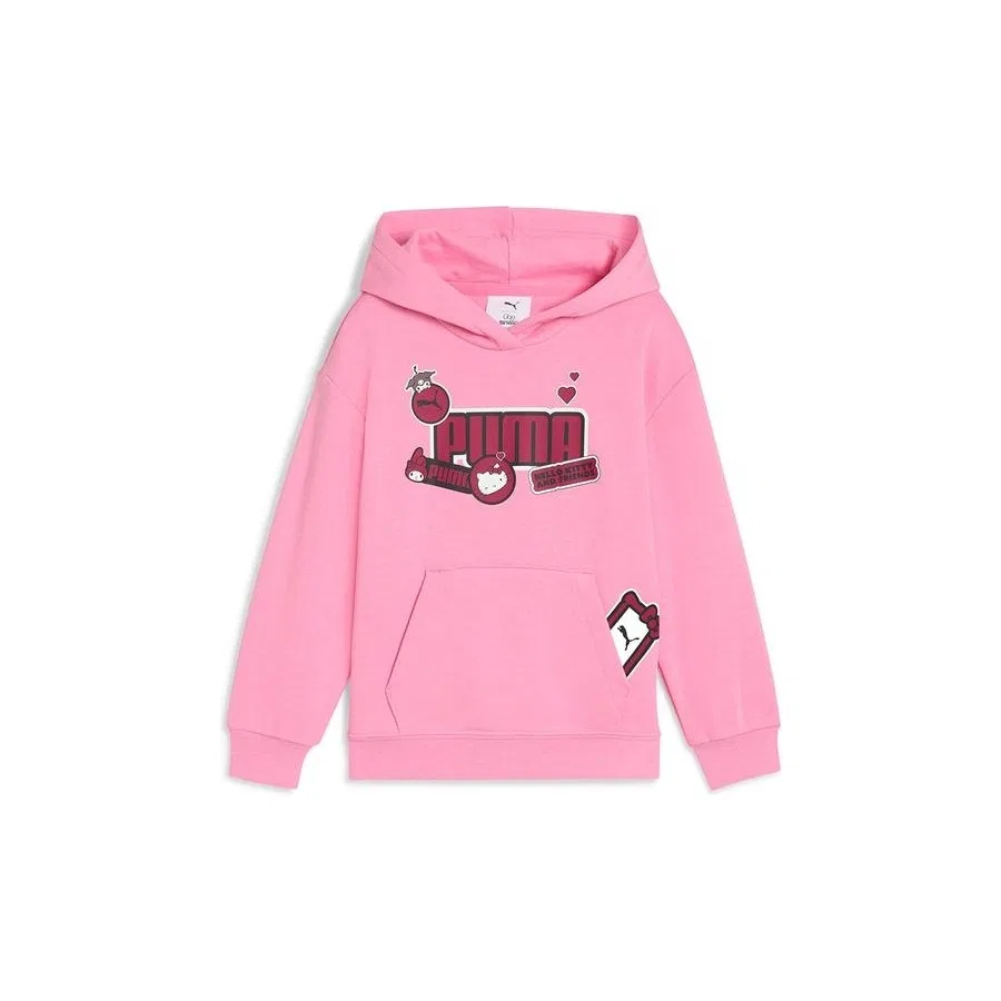 Детский худи с капюшоном Hello Kitty&Friends Graphic Puma, Розовый — фото 3