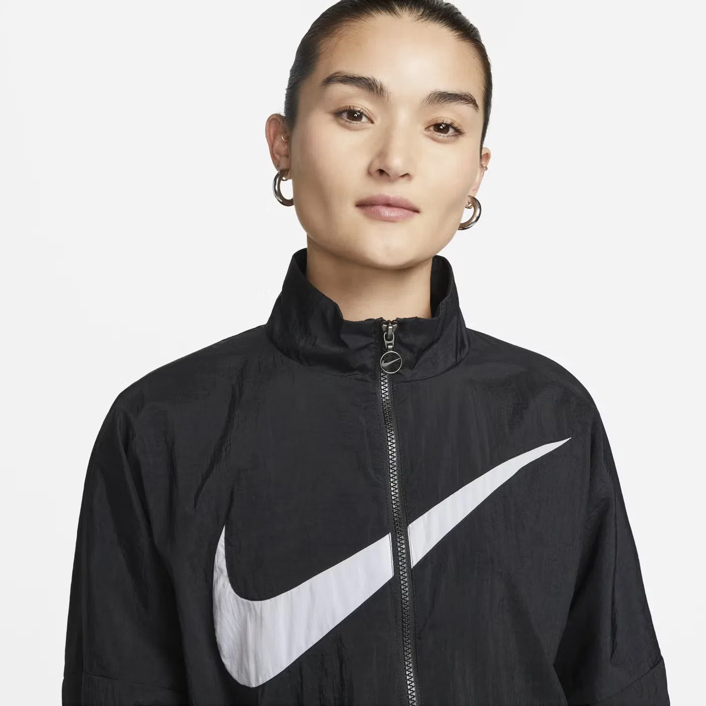 Куртка спортивная с длинным рукавом Nike, черный — фото 2