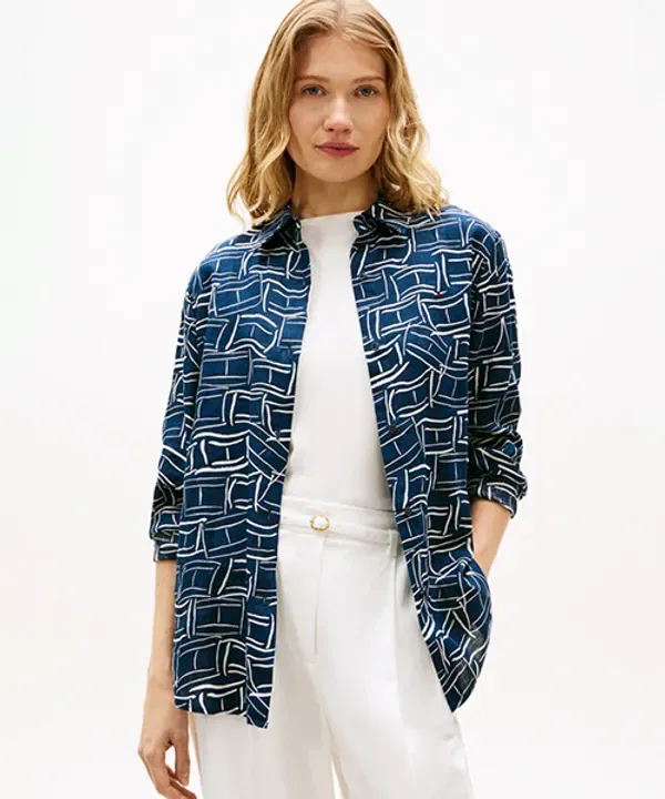 Льняная рубашка Pop Color, Tommy Hilfiger