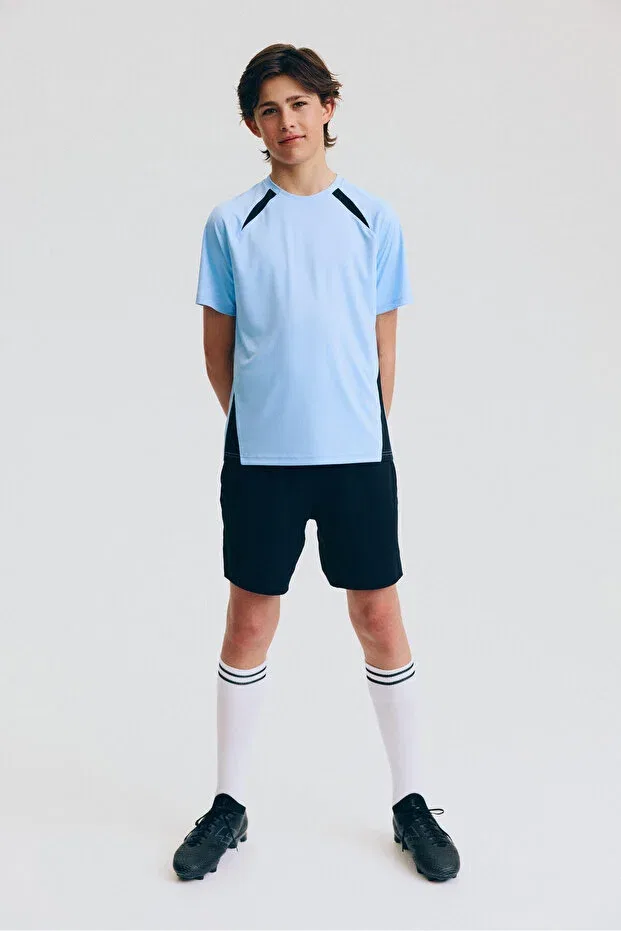 Детская футболка с коротким рукавом drymove H&M, Light Blue — фото 3