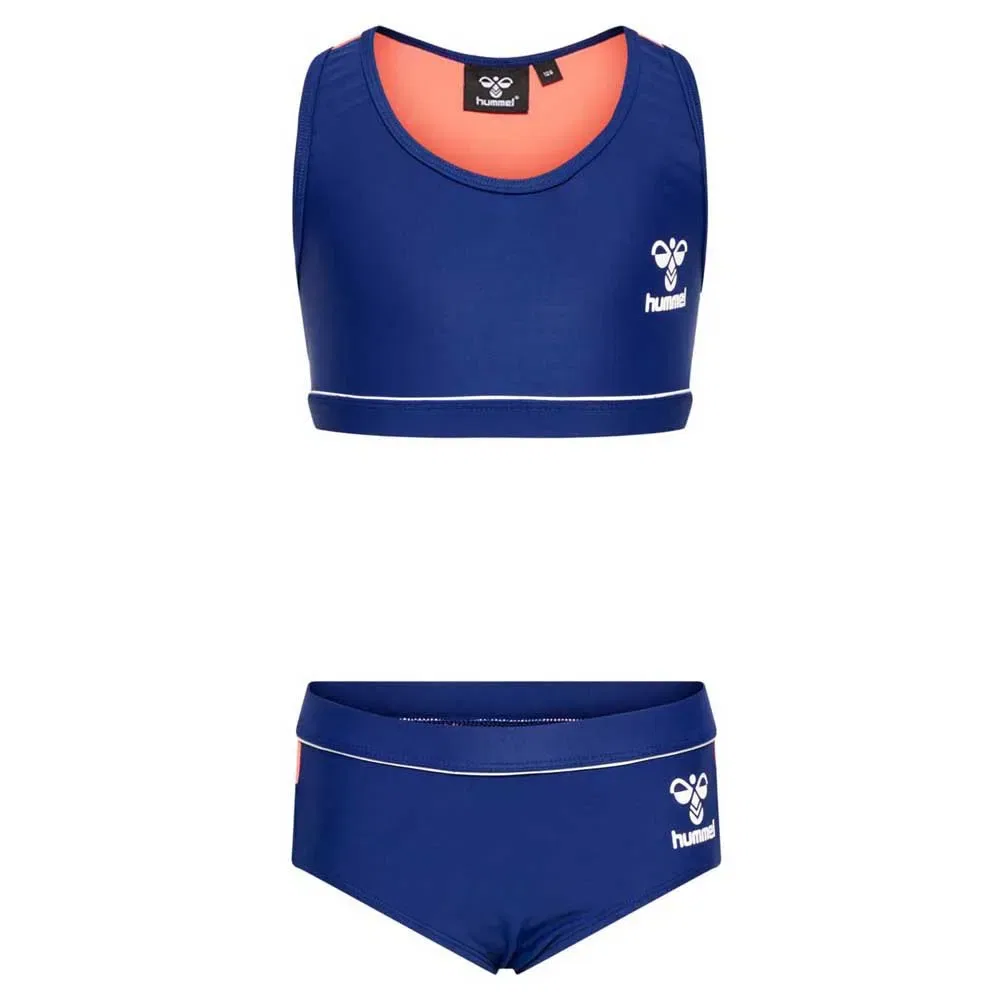 Детский бикини-комплект для девочек с защитой UV 50+ Hummel Bell, Blue