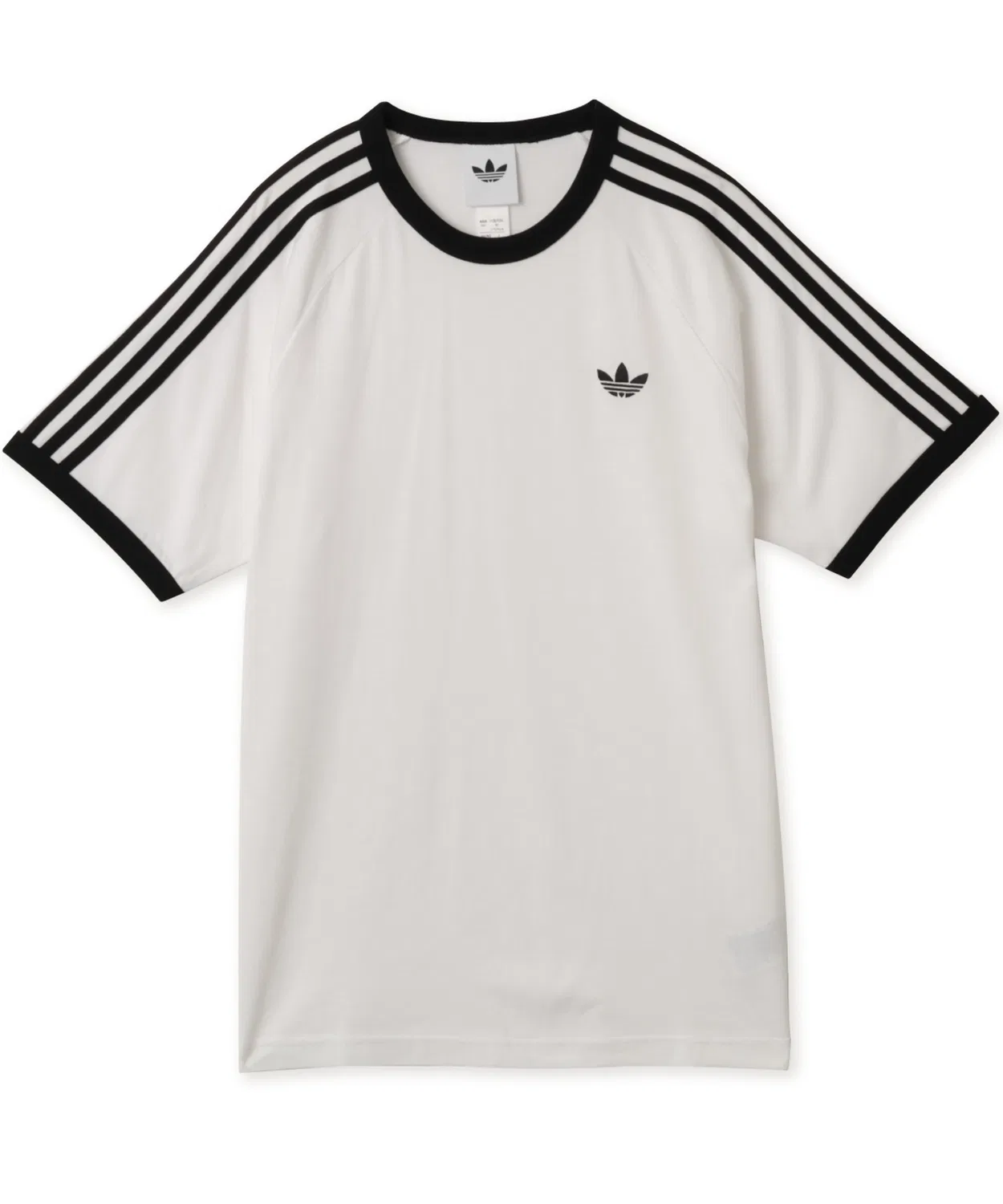 Мужская футболка с длинным рукавомAdidas 3-STRIPES TEE, Белый — фото 4