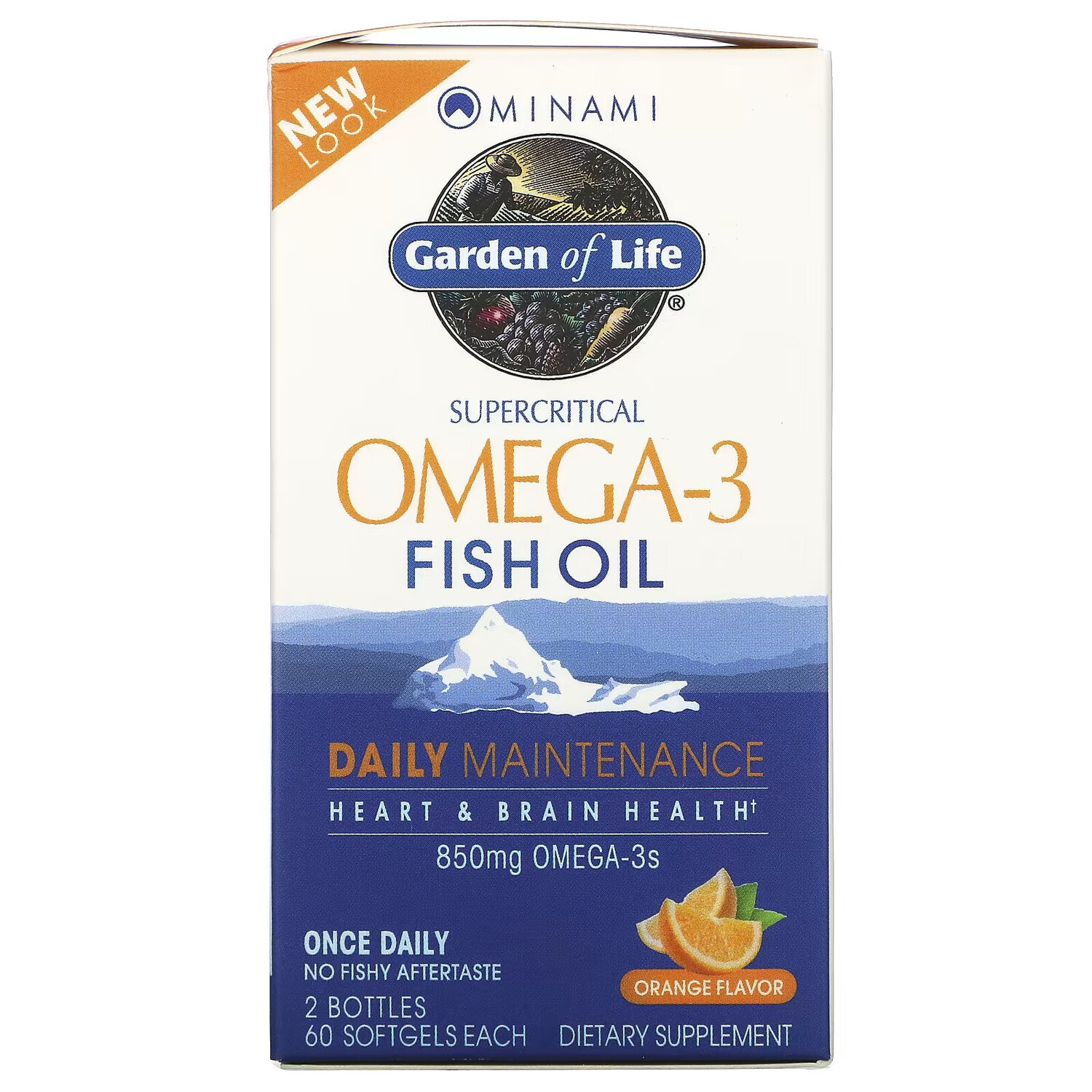 

Рыбий жир Омега-3 Minami Nutrition 500 мг, 120 капсул