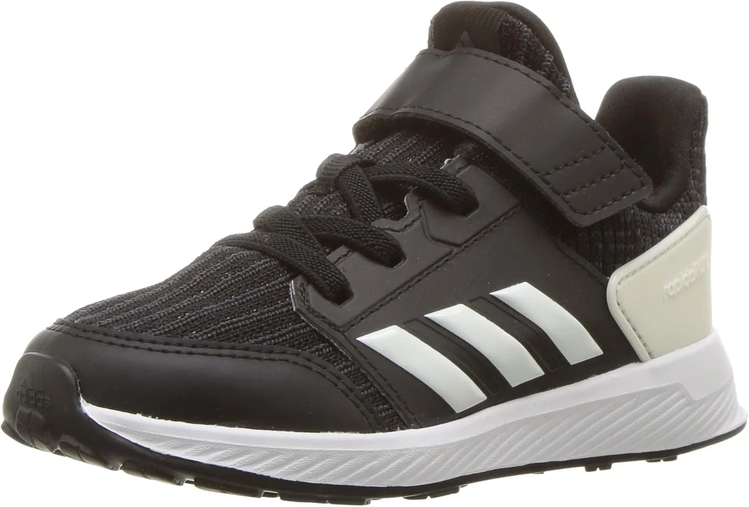 Детские кроссовки для мальчиков RapidaRun Knit adidas, Black/Cloud White/Carbon