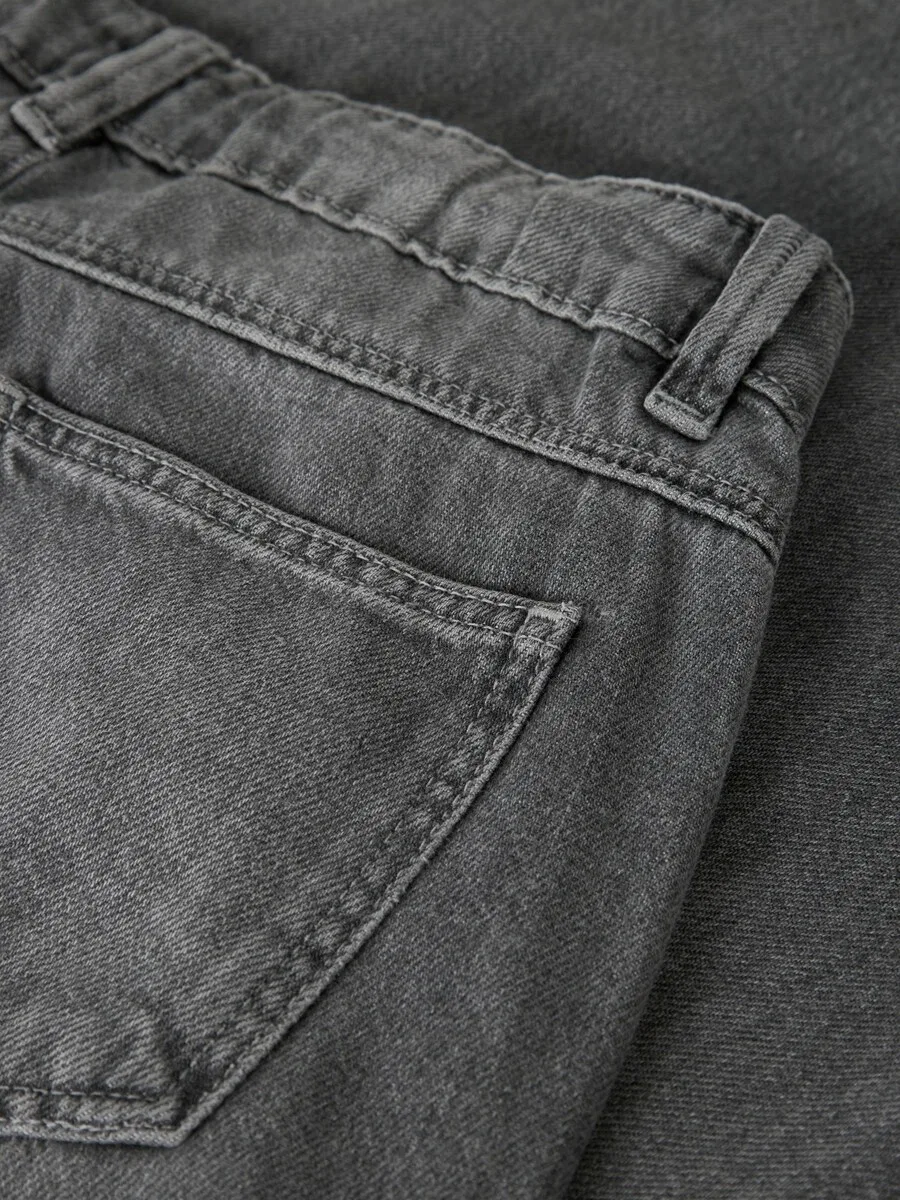 Джинсы NAME IT Wide leg Jeans 'NKFRose' серого цвета — фото 3