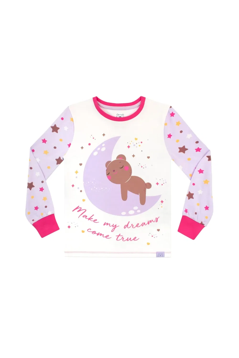 Пижама с принтом Moon and Start Harry Bear, Purple — фото 2