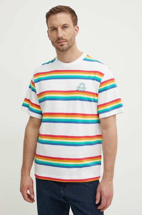 

Хлопковая футболка United Colors of Benetton, мультиколор