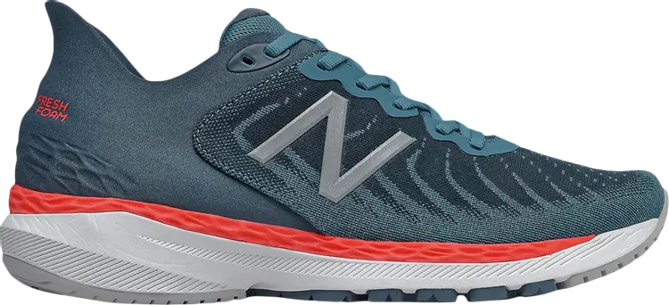 

Кроссовки New Balance Fresh Foam 860v11 'Jet Stream Neo Flame', зеленый