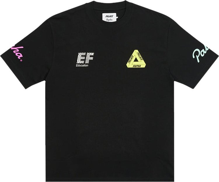 

Футболка Palace x Rapha EF Education First T-Shirt 'Black', черный