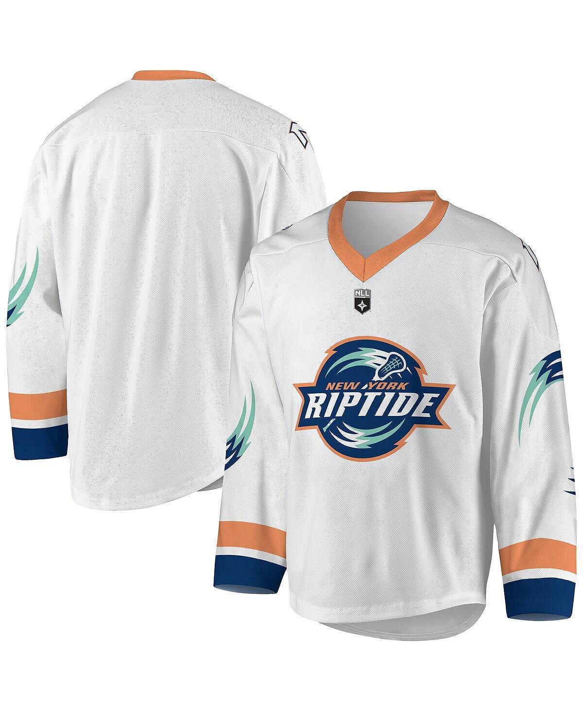 

Мужская белая, темно-синяя копия джерси new york riptide ADPRO Sports, мульти