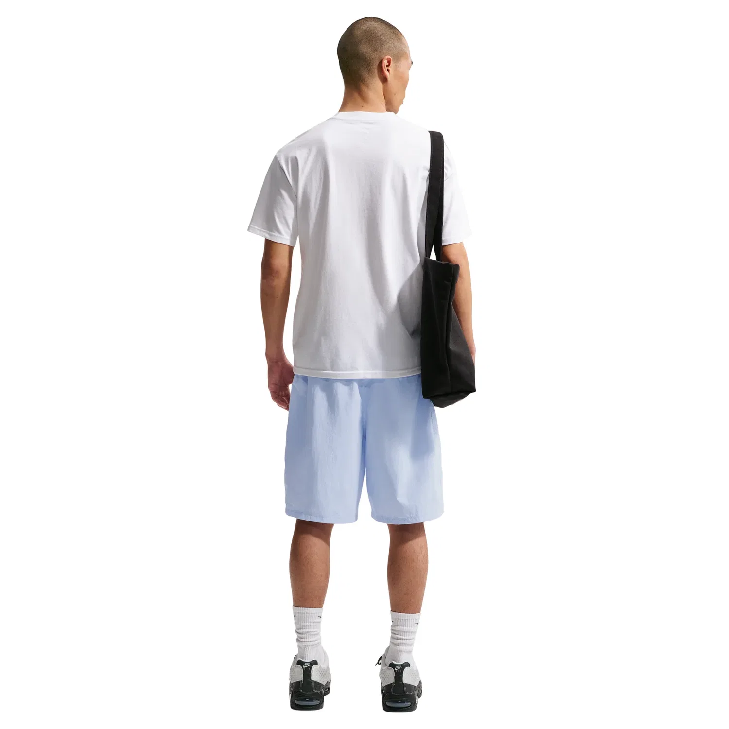 Мужские шорты с принтом Nike Sportswear Club Hydrogen Blue White, синий — фото 3