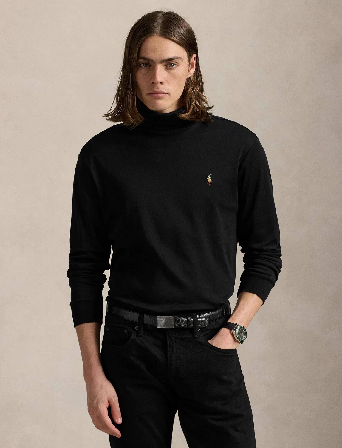 Водолазка Polo Ralph Lauren, черный