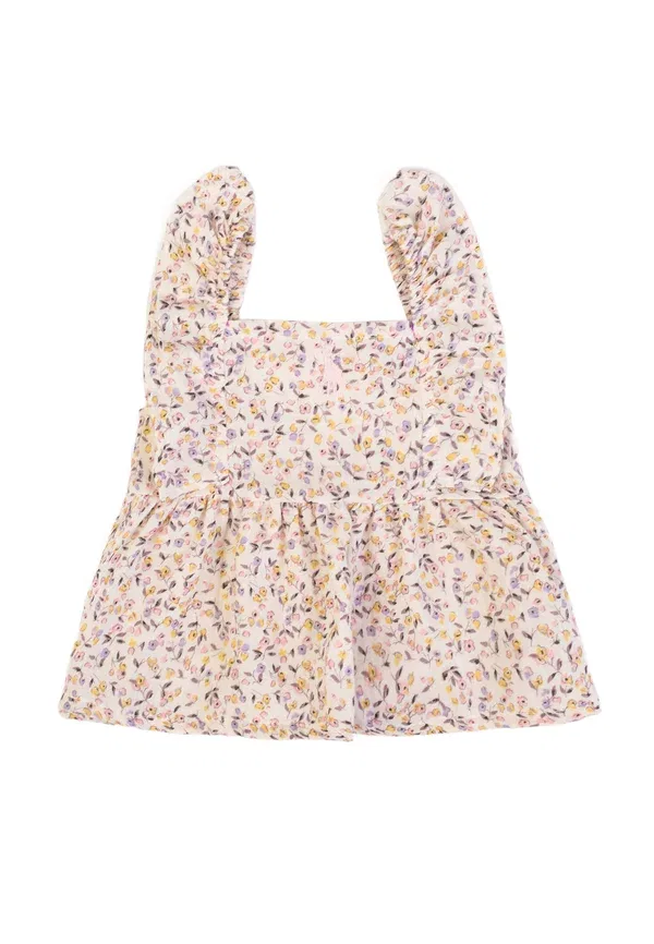 Комплект топ и шорты, хлопок, Set top und shorts unisex - shorts, Sophie La Girafe, Snow White, белый — фото 2