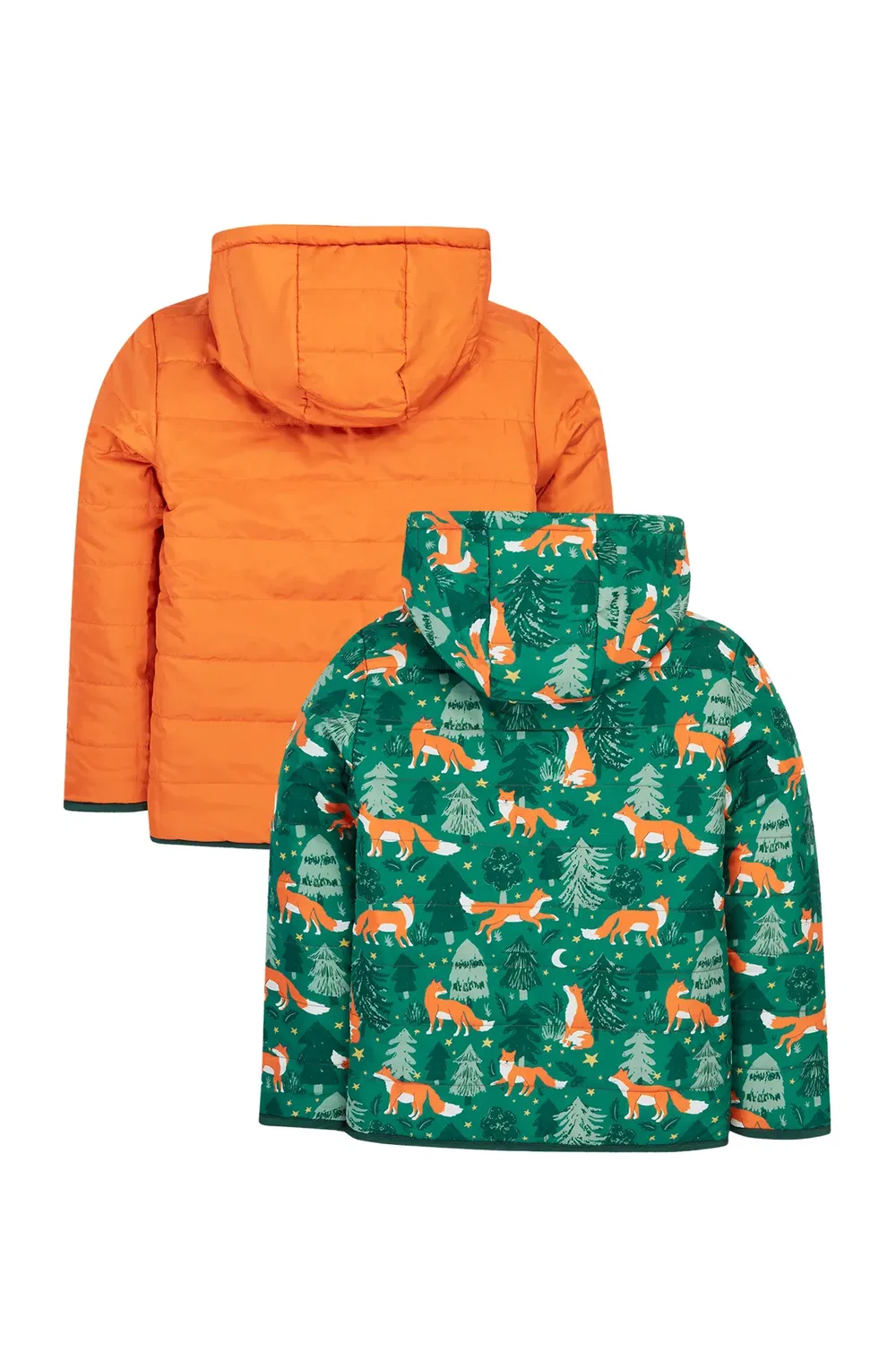 Детская куртка с принтом Toasty Trail Frugi, Green — фото 3
