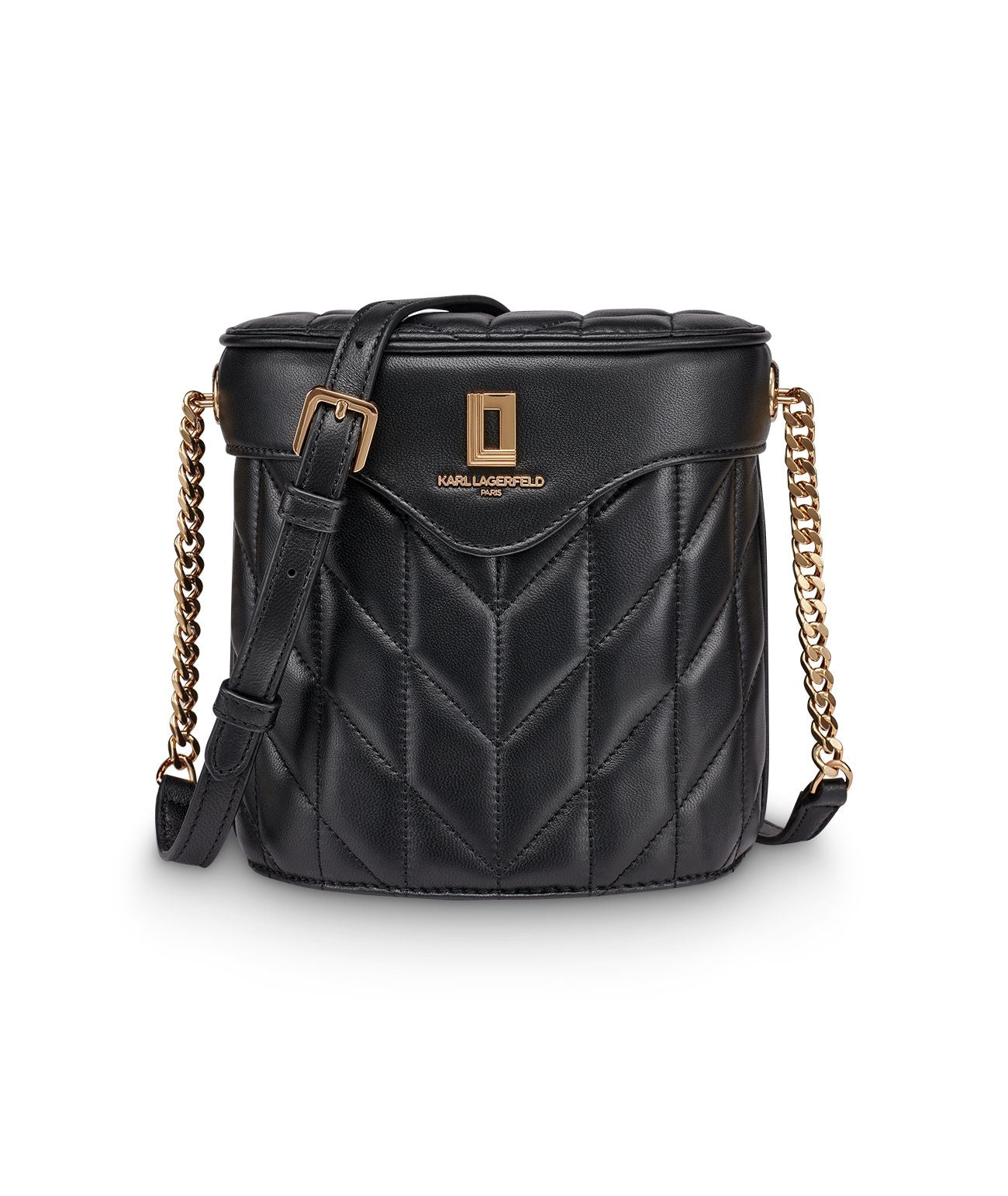 

Сумка через плечо Lafayette Karl Lagerfeld Paris, черный/золотой