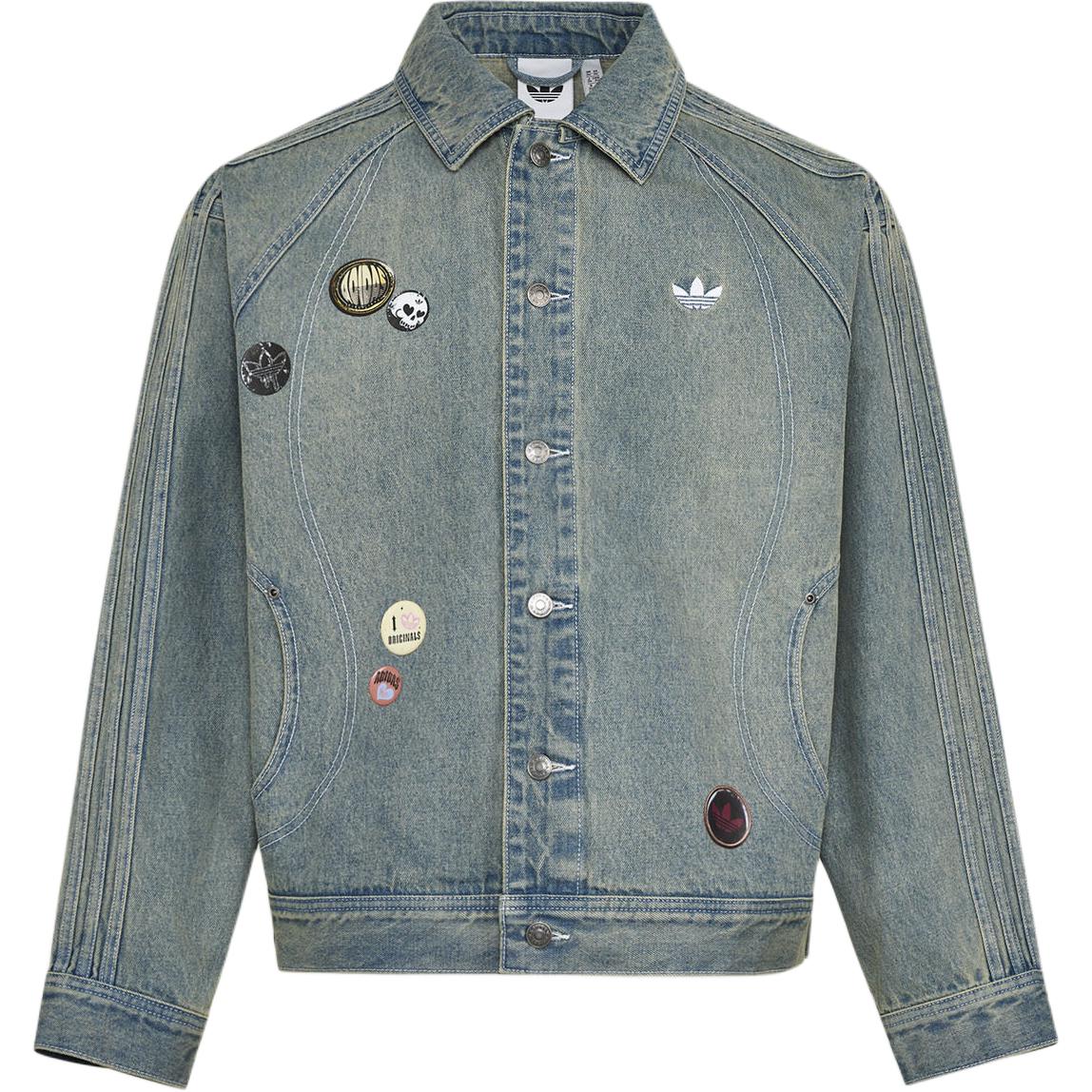

Джинсовая куртка Denim Jacket Men's Adidas Originals, светло-denim синий