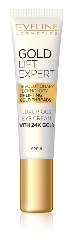 

Роскошный крем для глаз и век с 24-каратным золотом Eveline Cosmetics Gold Lift Expert