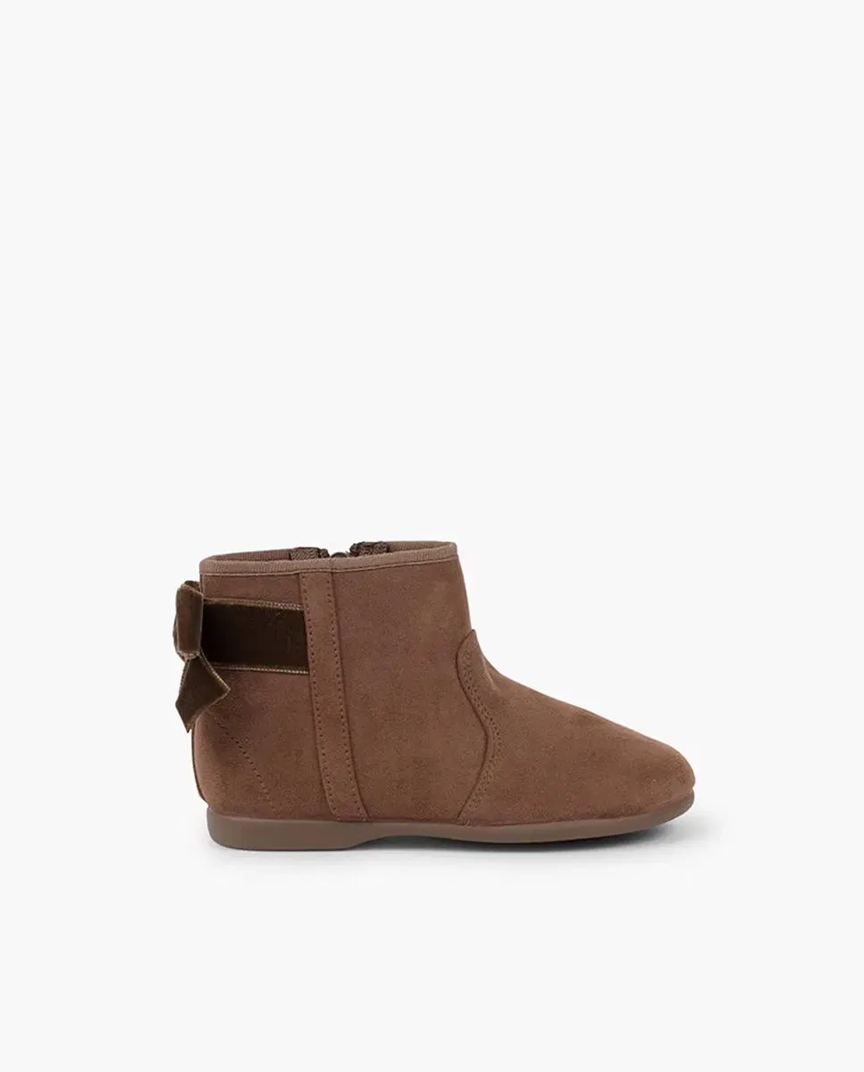 Детские ботинки для девочек с бантом Pisamonas, Topo