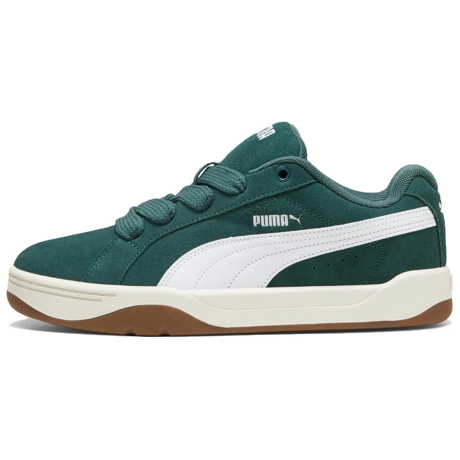 Детские кроссовки для скейтбординга с низким верхом Green PUMA, Green
