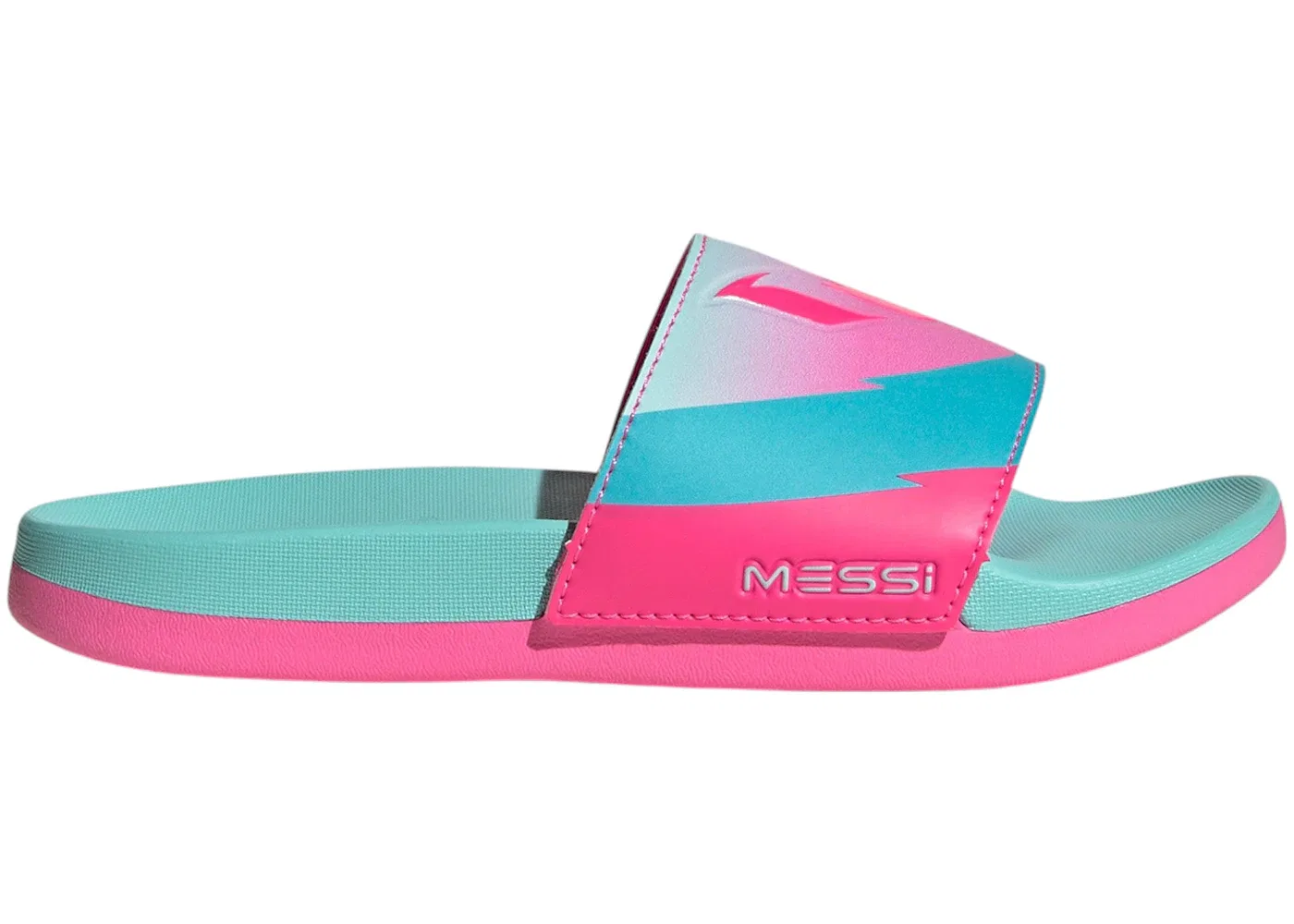 Детские шлепанцы с ремешком Adidas Adilette Comfort Slides, Cloud White Core Black Silver Metallic